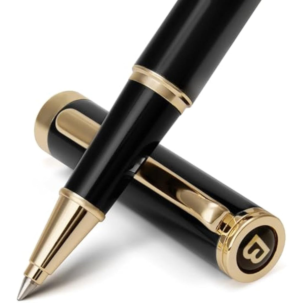 Luxury Rollerball Pen - 24K Gold Trim with Schneider Ink