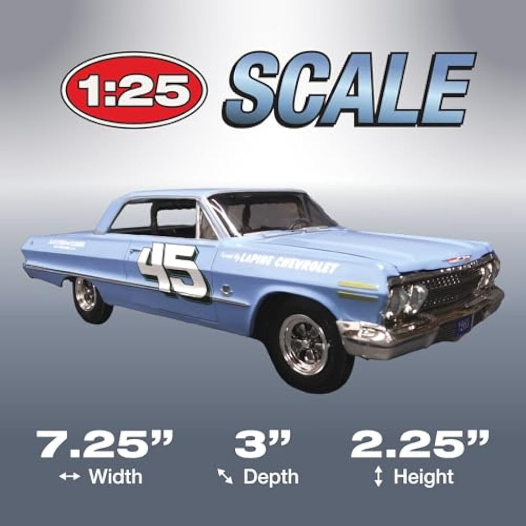 1963 Chevy Impala SS Model Kit - AMT 1:25 Scale Classic Car Hobby