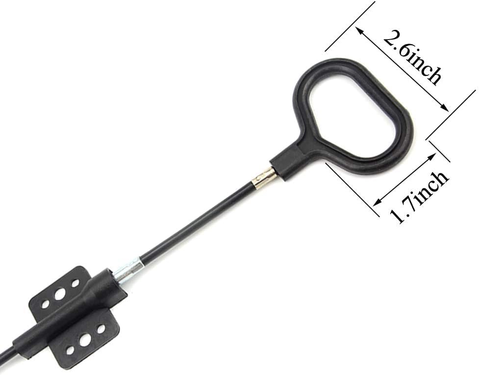 TOVOT 2pcs 38" D-Ring Release Handle Pull Rope Cable Replacement Release Cable for Sofa Chair - image 3