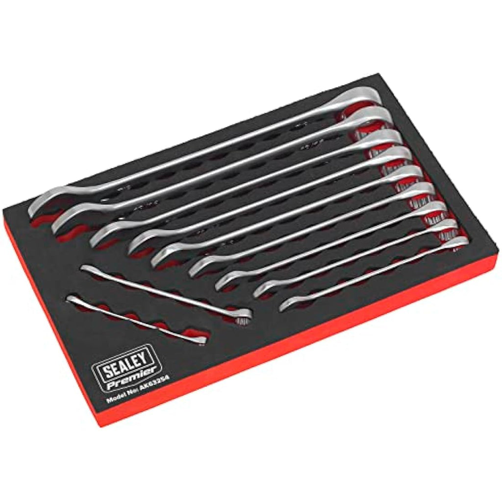 Sealey AK63254 11pc Imperial Combination Spanner Set | Chrome Vanadium