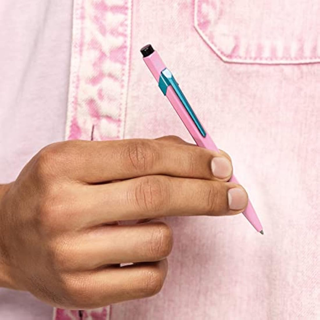 Caran d'Ache 849 Ballpoint Pen - Claim Your Style Hibiscus Pink Metal