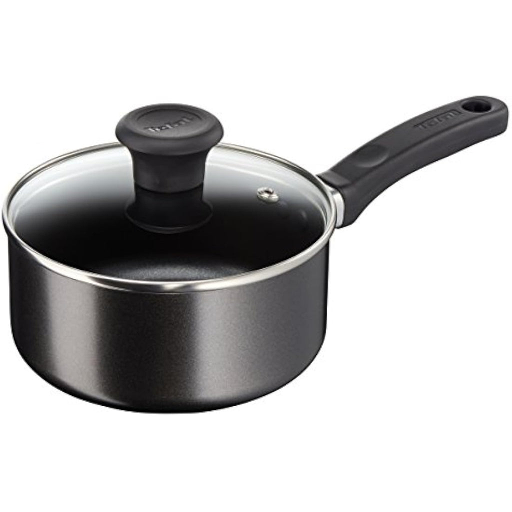Tefal Delight 5 Piece Non-Stick Aluminium Cookware Set - Black