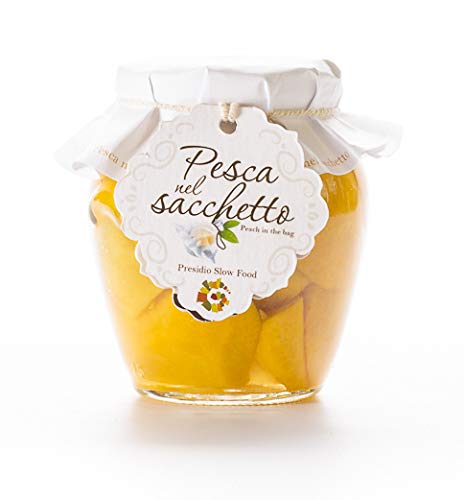 Samperi Organic Peaches in Syrup – Slow Food Presidium, 300g (Pack of 2)
