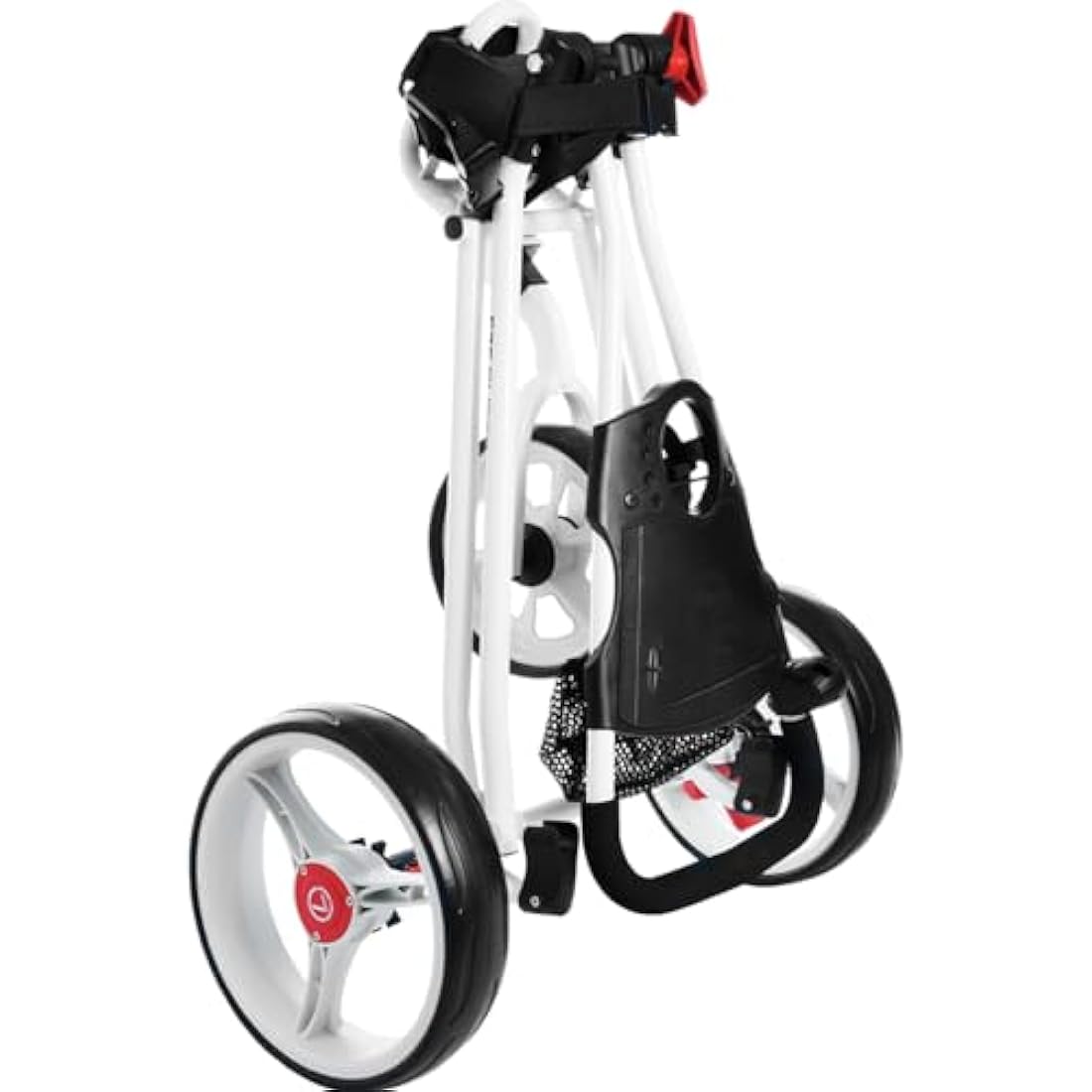 EZE Glide Cruiser Golf Trolley – Foldable Push Cart with Foot Brake