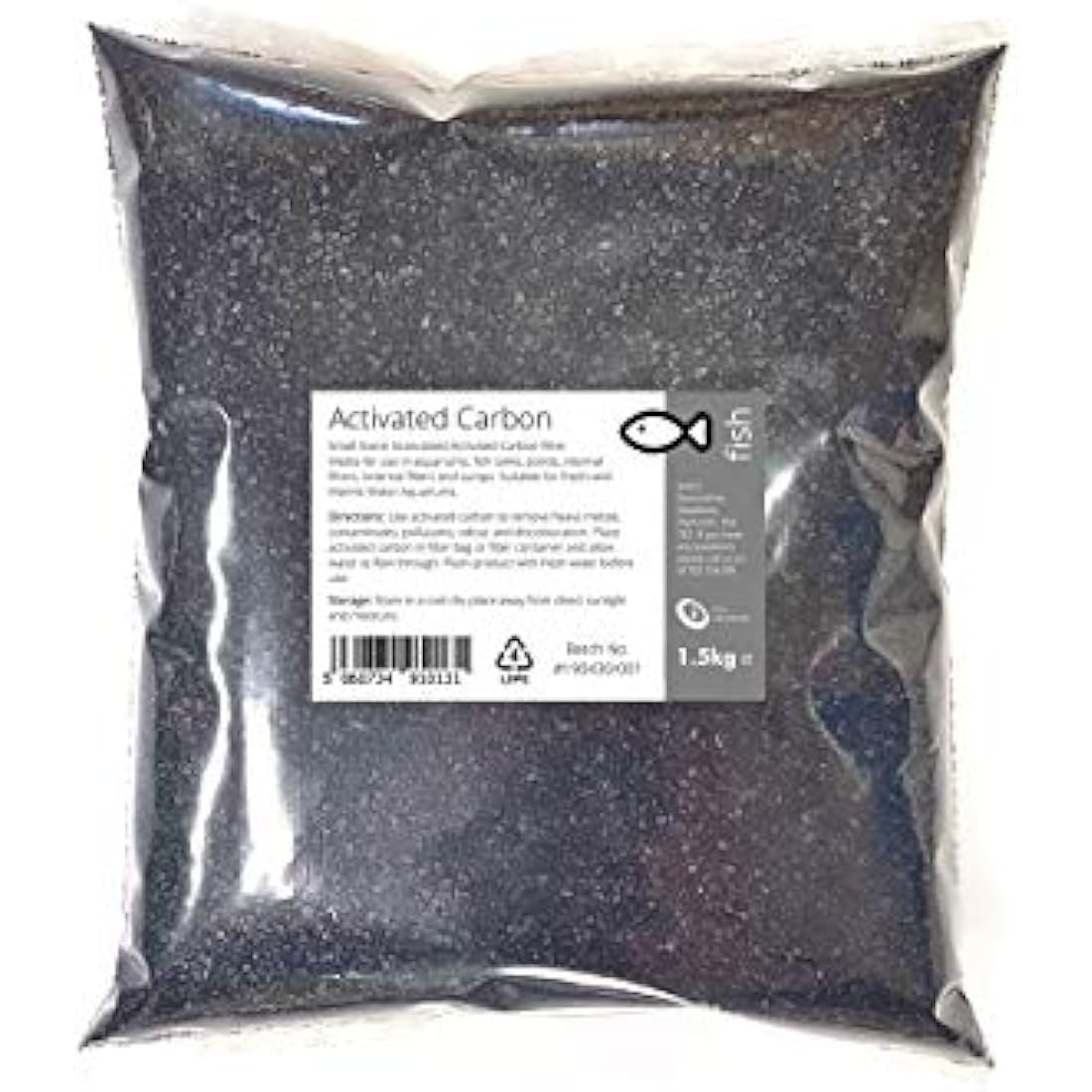 Activated Carbon 1.5kg | Small Charcoal Aquarium Filter Media