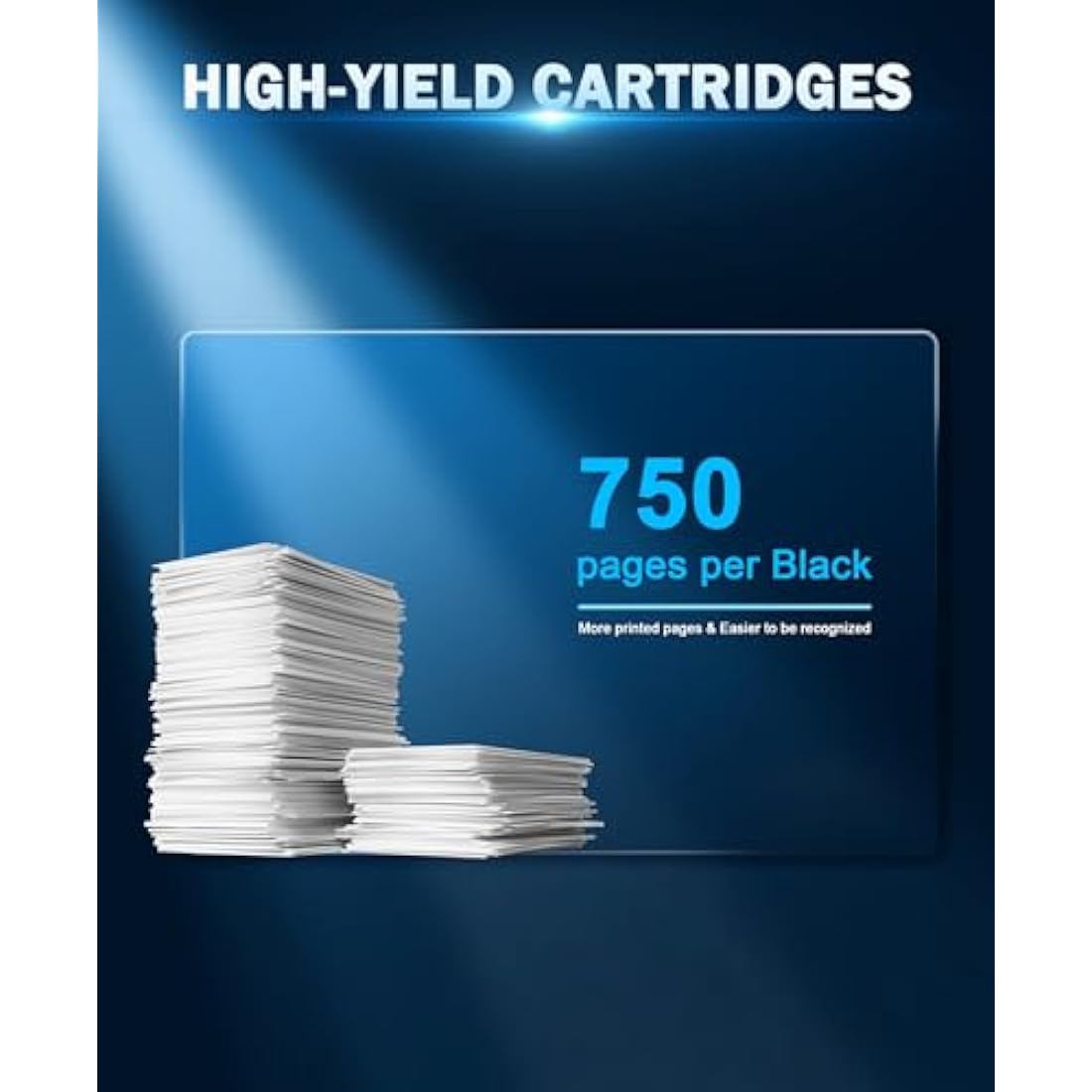 HALLOLUX PG-560XL Black Ink Cartridges for Canon Pixma TS5350 (2-Pack)