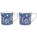 V&A William Morris Wild Tulip Bone China Mugs, 300ml Set of 2