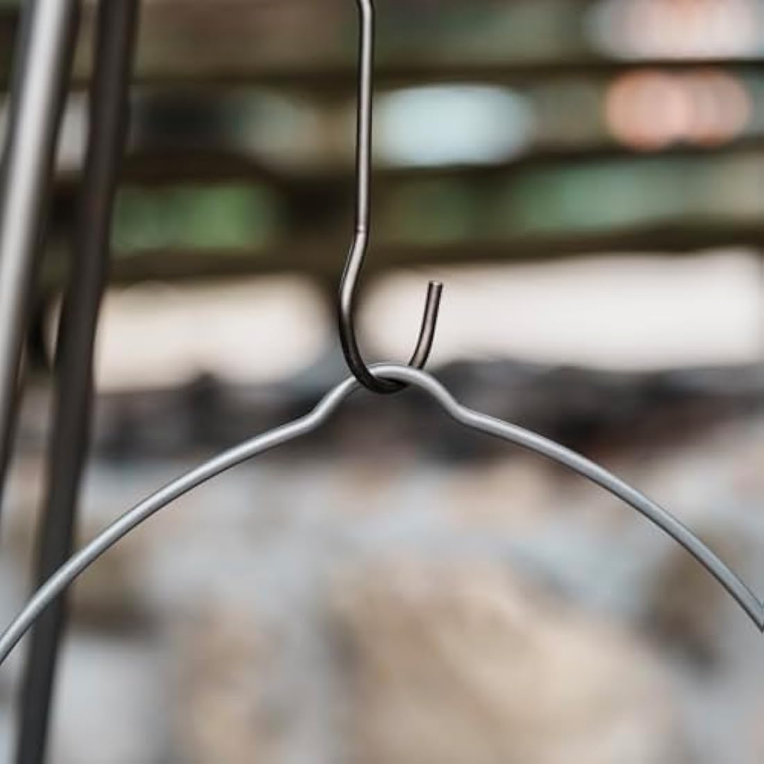 iBasingo 1.95L Titanium Hanging Pot | Ultralight Camping Cookware Mess Kit