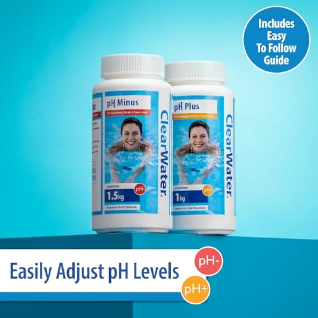 Clearwater pH Minus Decreaser for Swimming Pools and Hot Tubs | 1kg