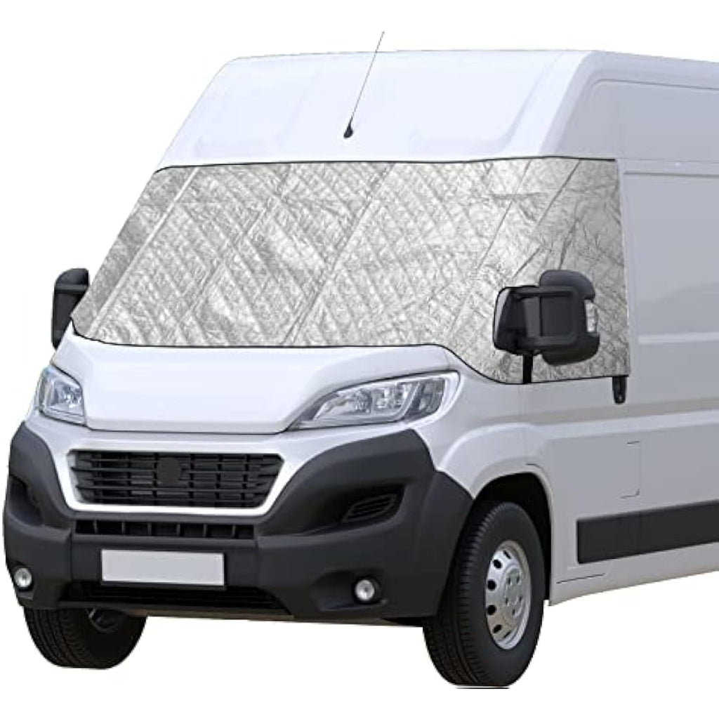 CICMOD Thermal Windscreen Cover for Fiat Ducato & Peugeot Boxer – Silver