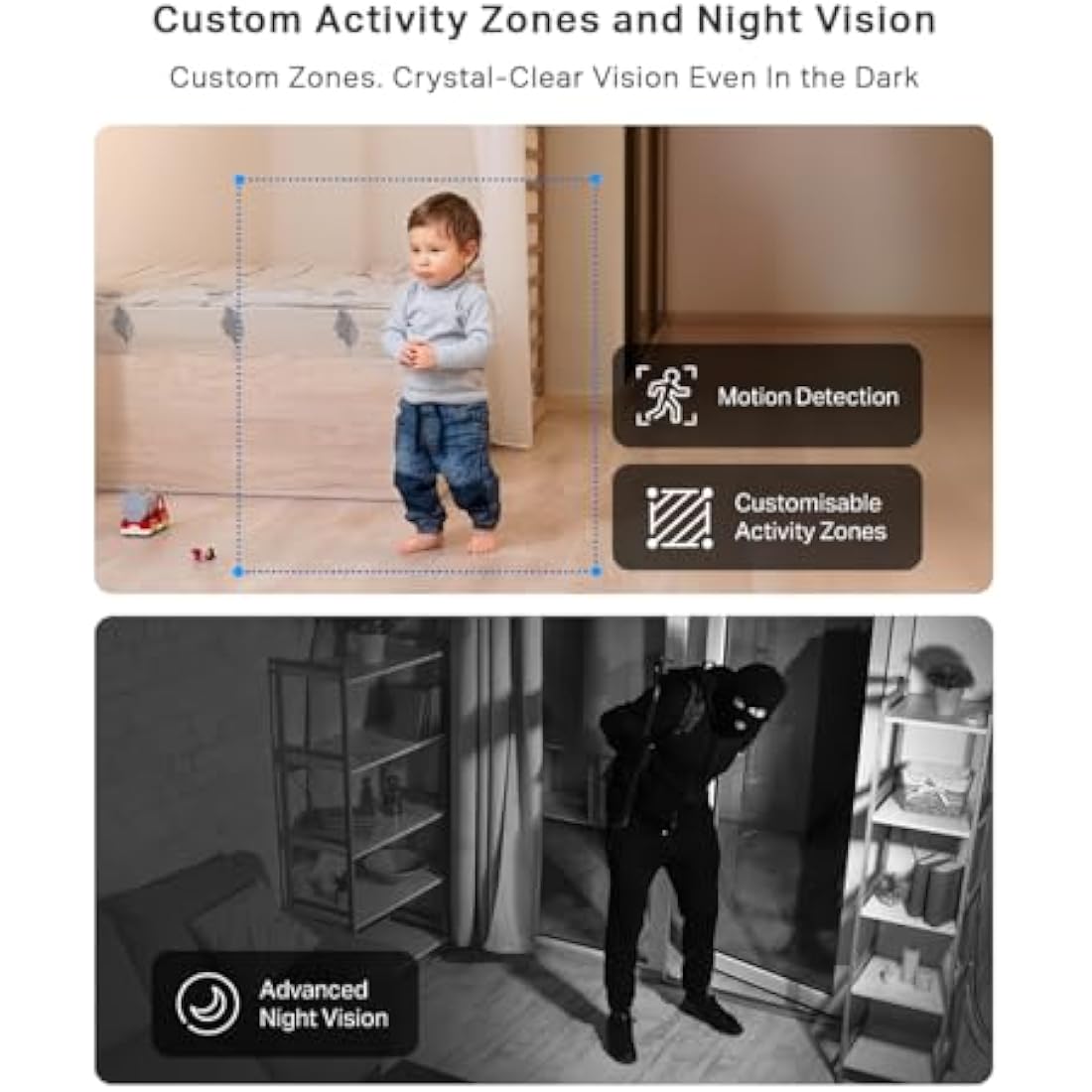 Tapo TC70 Indoor Security Camera | 1080p Pan/Tilt WiFi Baby & Pet Monitor