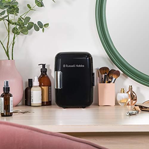 Russell Hobbs 4L Retro Mini Cooler & Warmer | Portable Skincare Fridge