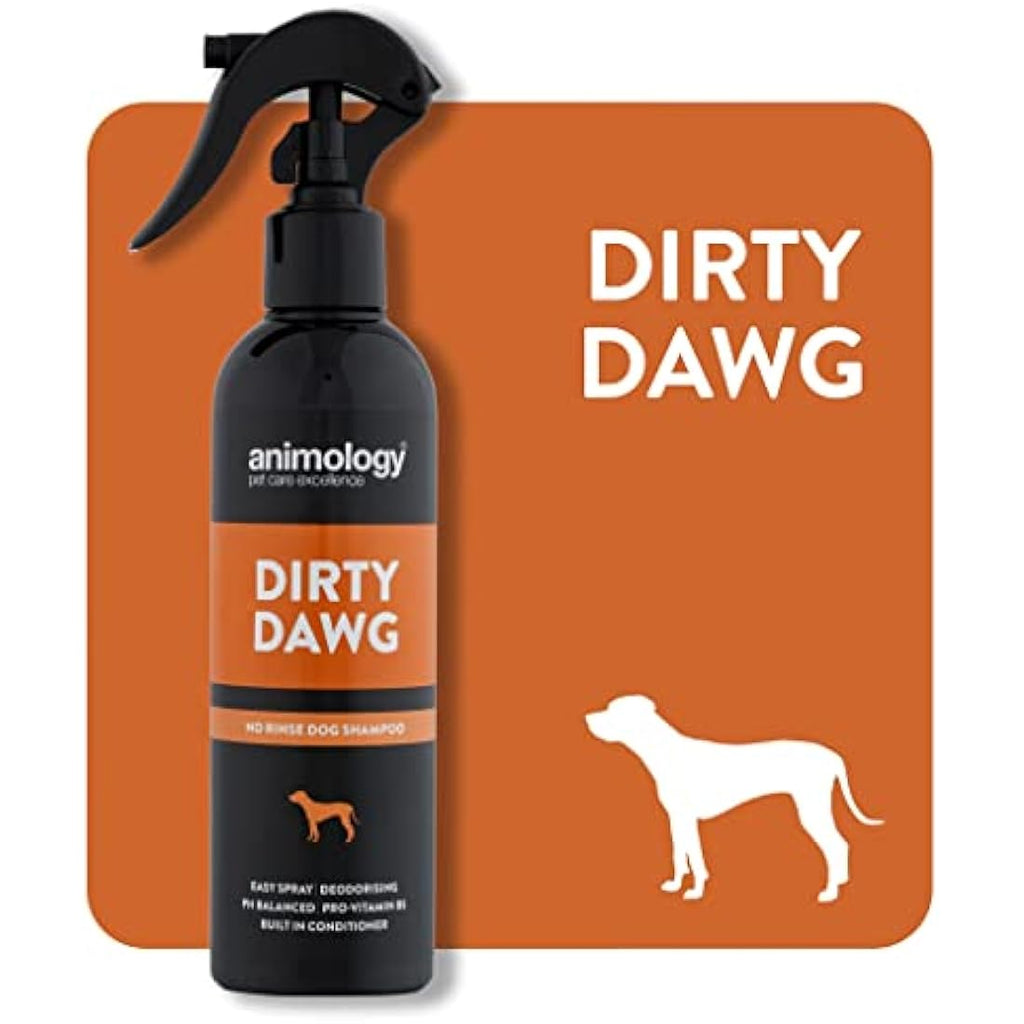 Animology Dirty Dawg No-Rinse Dog Shampoo Spray | Vegan Deodoriser