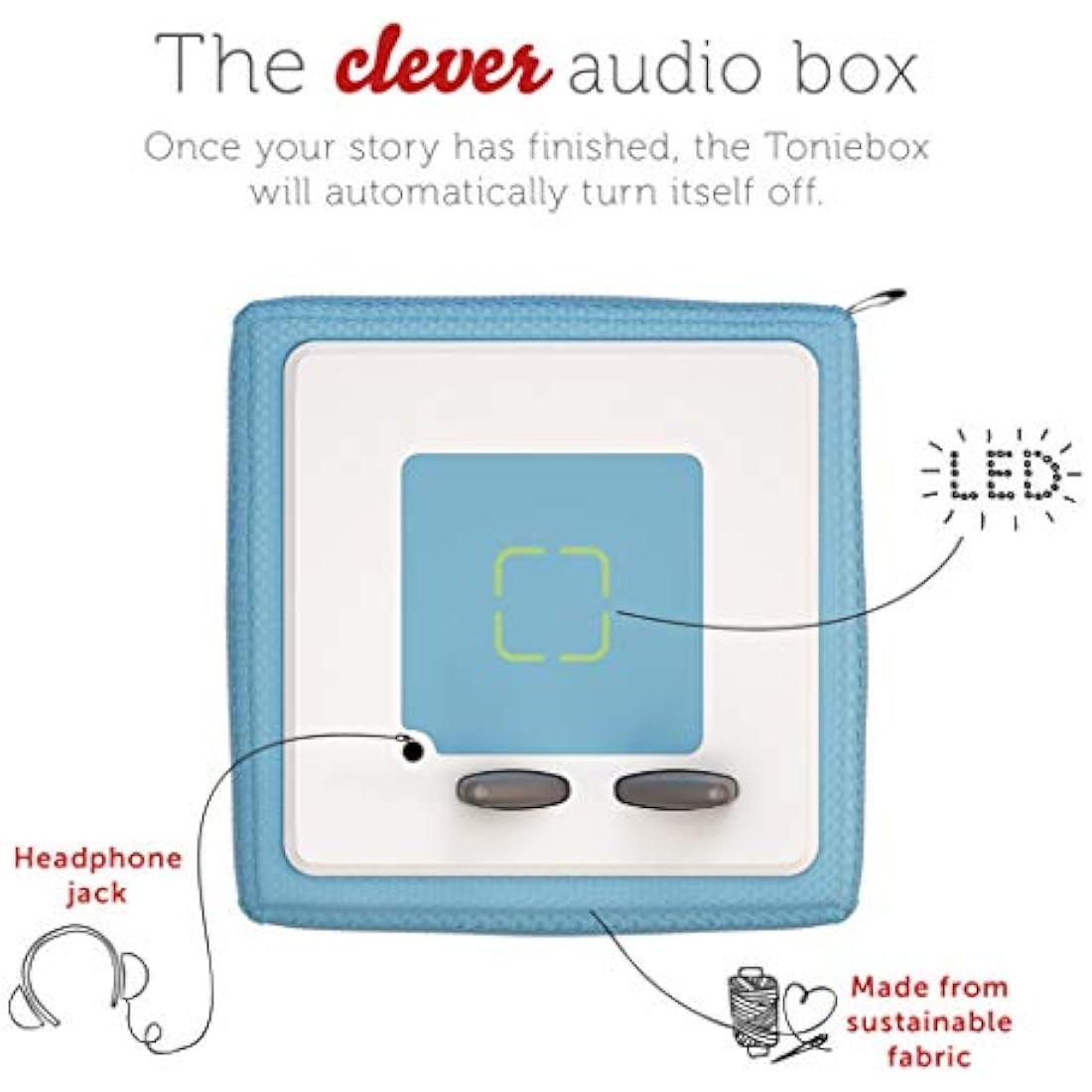 Tonies Toniebox Julia Donaldson Bundle - Light Blue Audio Player