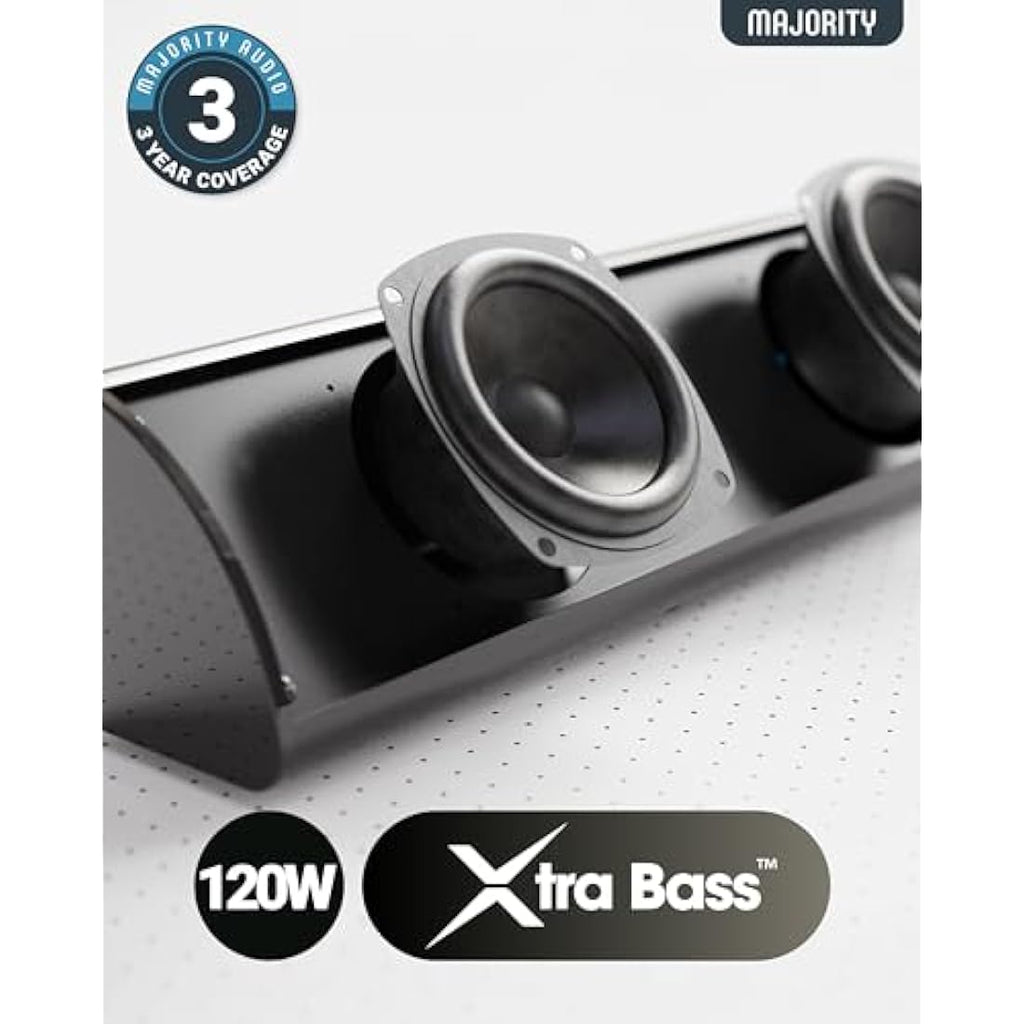 Majority Snowdon Bluetooth Soundbar | 120W 2.1 Channel with Subwoofer