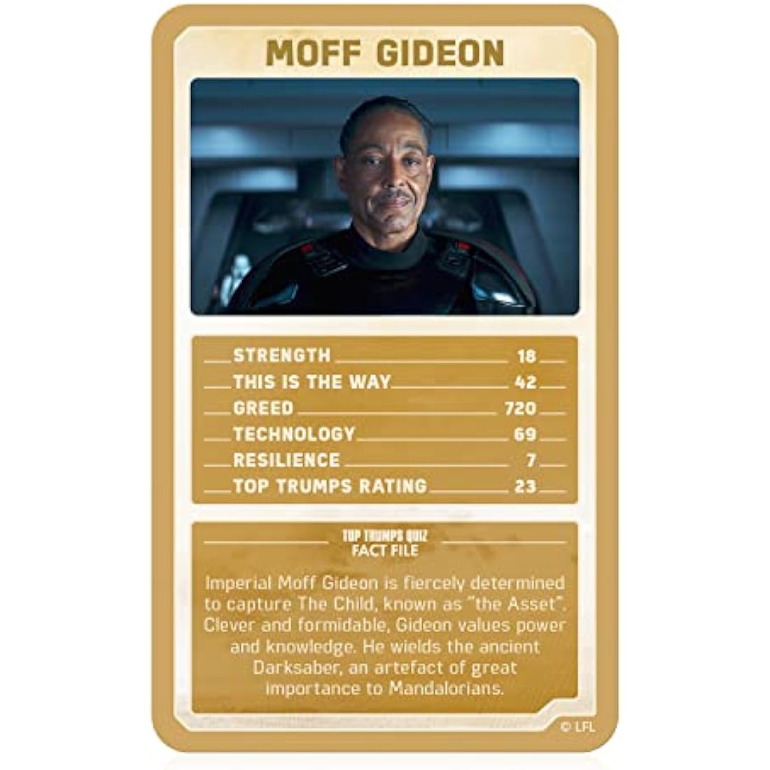 Top Trumps Star Wars: The Mandalorian Limited Edition Card Game