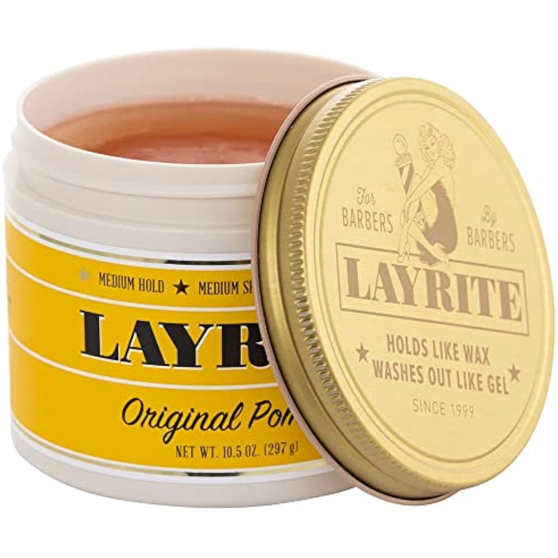Layrite Original Pomade 297g | Medium Hold Water-Based Hair Pomade