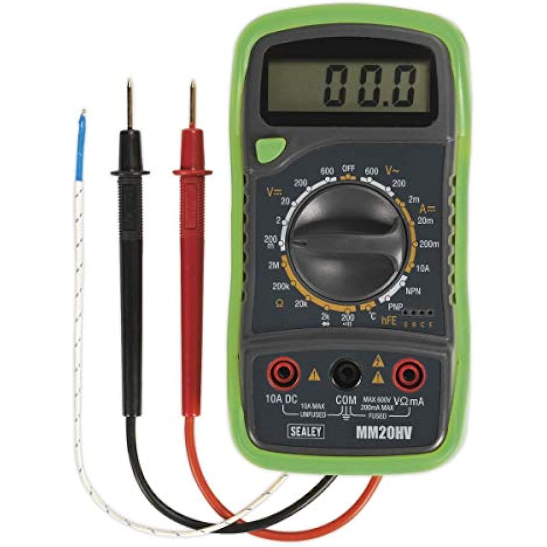 Sealey MM20HV Digital Multimeter | 8 Function with Thermocouple Hi-Vis