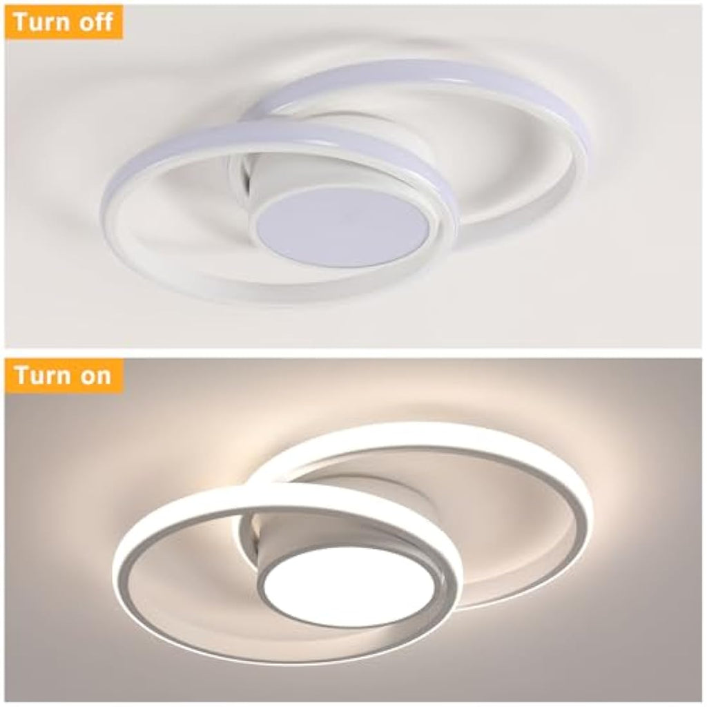 Jolof Store LED Ceiling Light – 42W Modern Round Flush Mount Lamp, 4500K