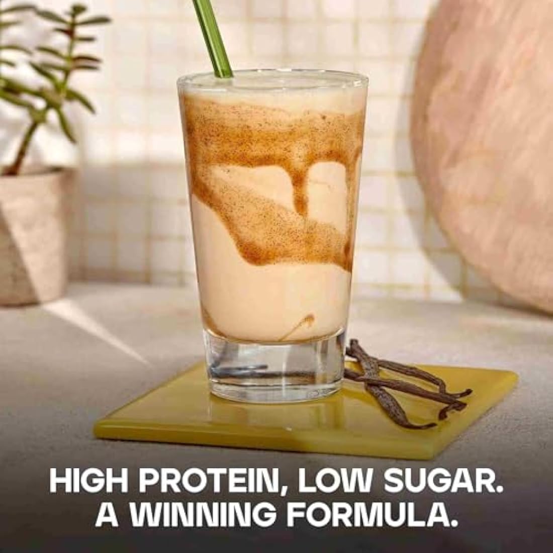 Jolof Store Pure Whey Protein Powder – Vanilla Shake with BCAA, 1kg