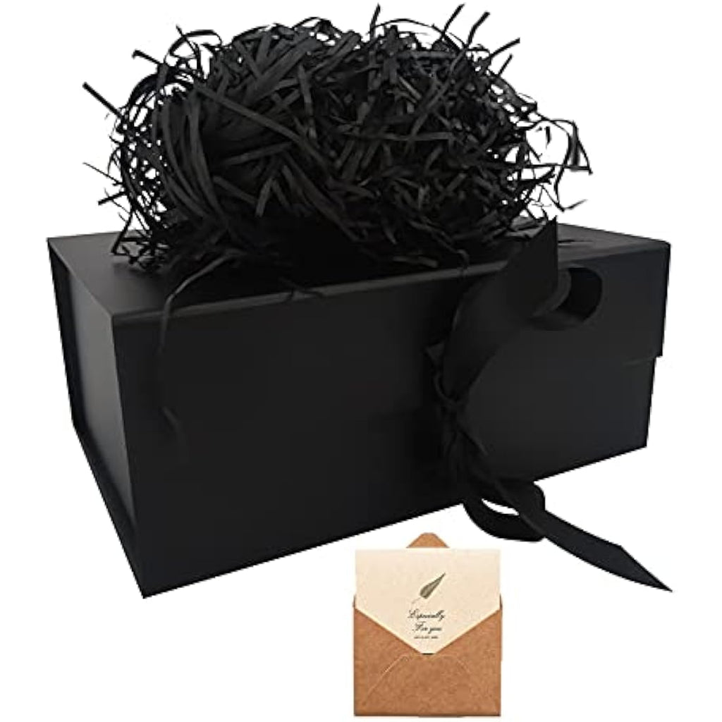 Jolof Store Black Magnetic Gift Box – Collapsible Cardboard Packaging