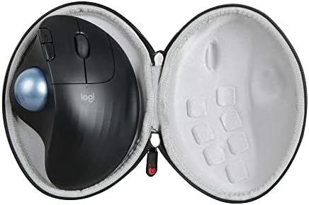 Hermitshell Hard Travel Case for Logitech Ergo M575 Trackball Mouse | Black