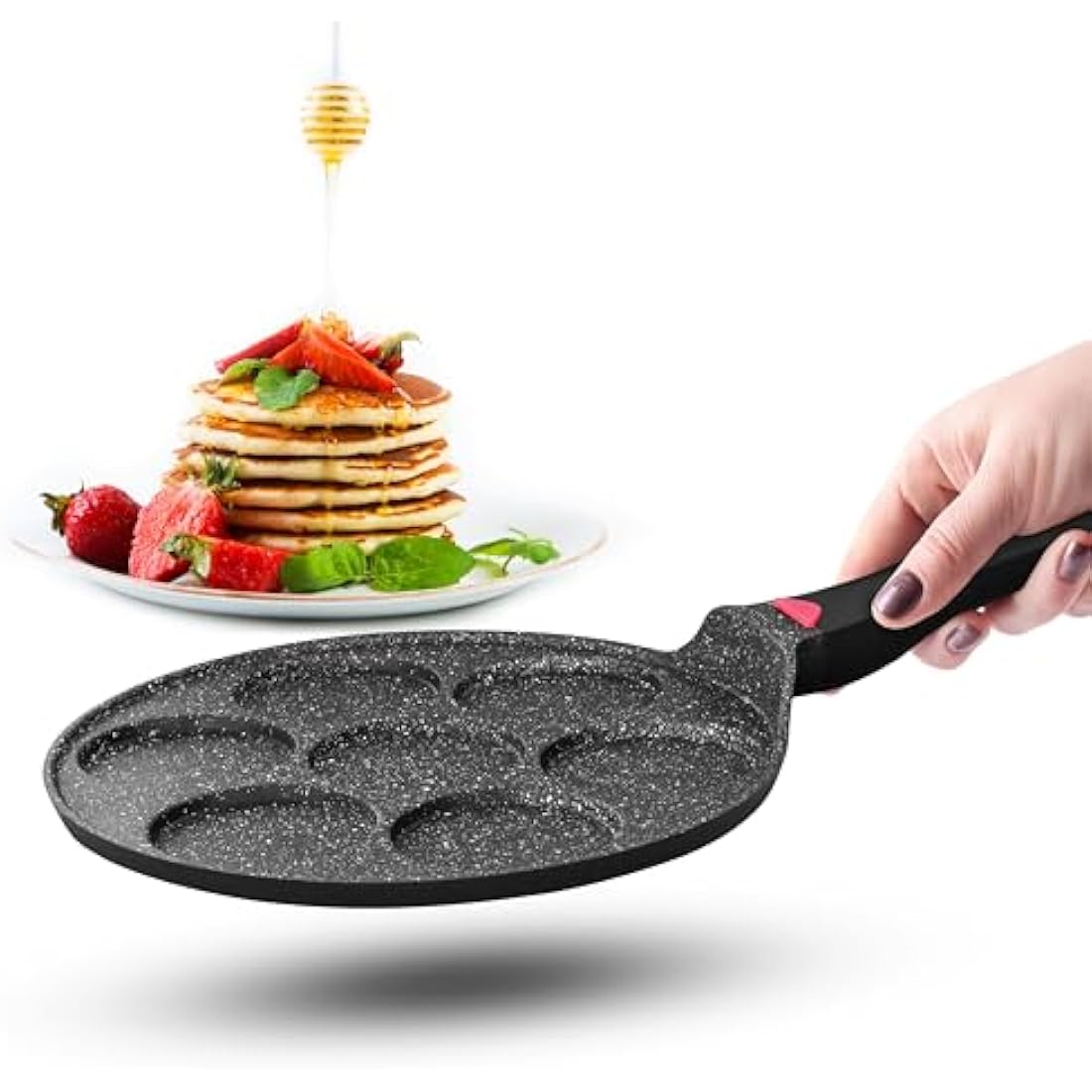 Jolof Store Non-Stick Ceramic Pancake Pan – 26cm Induction Frying Pan