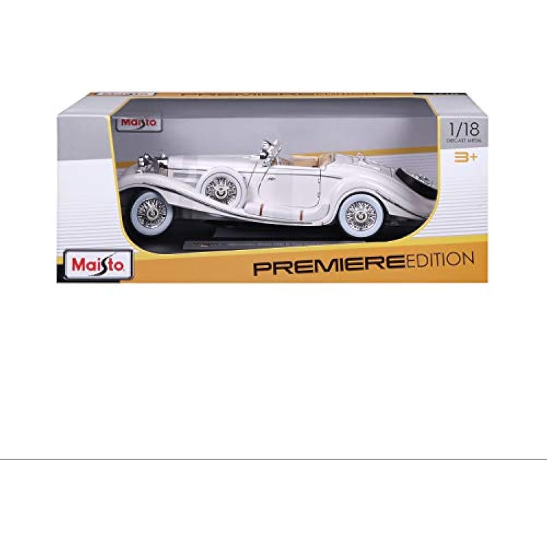 Mercedes Benz 500K Typ Specialroadster 1:18 Diecast Model Car