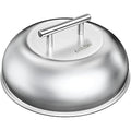 Stainless Steel Cheese Melting Dome | Round Griddle Basting Cover