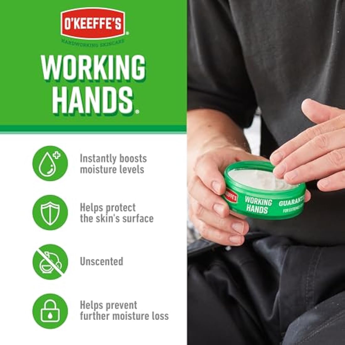 O'Keeffe's Working Hands & Healthy Feet Cream Twin Pack for Dry Skin