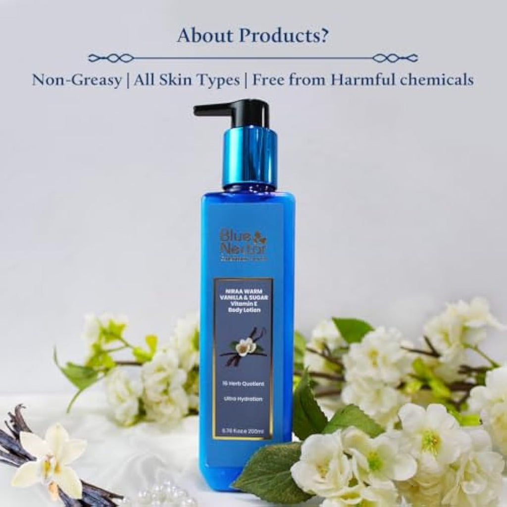 Blue Nectar Vanilla Body Lotion with Shea & Cocoa Butter - 200ml