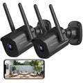 Septekon 2K Outdoor Security Camera – 2 Pack Wireless WiFi Home Surveillance