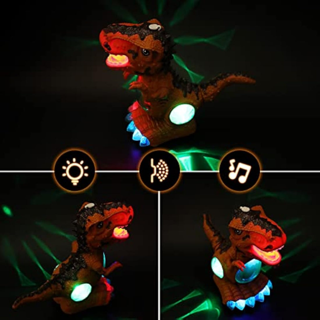 Jolof Store Walking Dinosaur Toy – Musical Sensory Crawling Toy with Spray