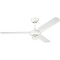 Westinghouse Capitol 105 cm Brushed Steel Indoor Ceiling Fan with Light