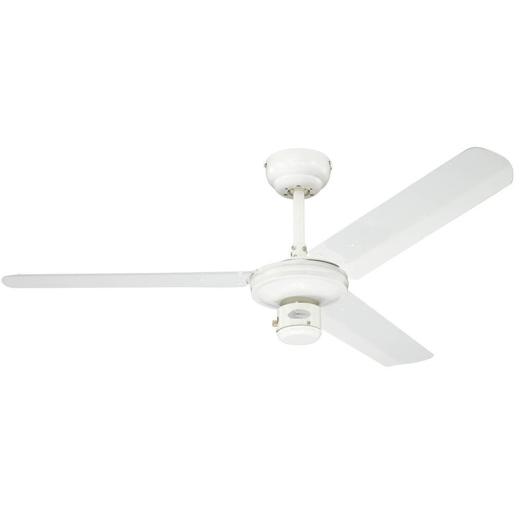 Westinghouse Capitol 105 cm Brushed Steel Indoor Ceiling Fan with Light