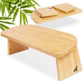 My Fat Gorilla Ergonomic Bamboo Meditation Stool - Foldable Yoga Bench