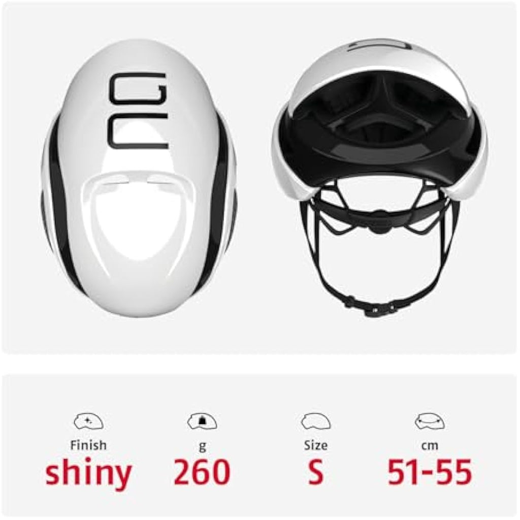 ABUS GameChanger Aerodynamic Racing Bike Helmet – Black, Size S