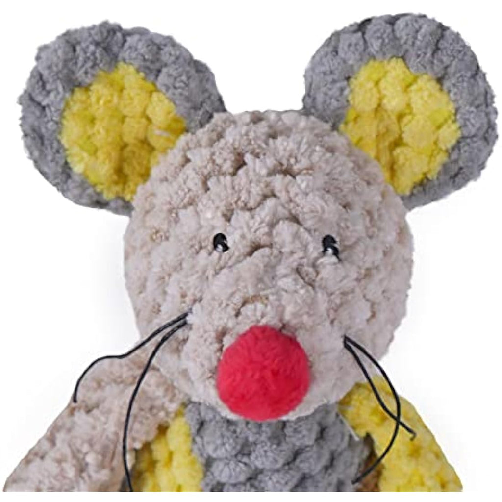 Rosewood Molly Mouse Squeaky Plush Dog Toy for Puppies & Small Dogs