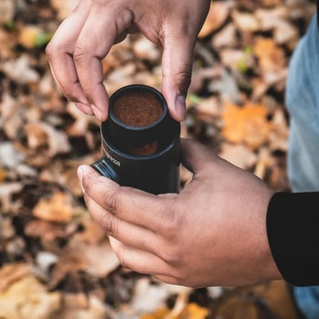 WACACO Nanopresso Portable Espresso Maker – 18 Bar Manual Coffee Machine