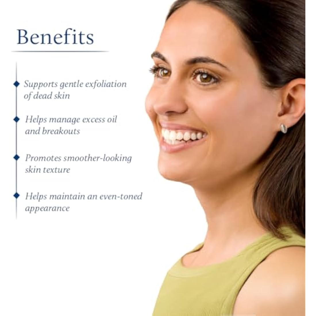 Blue Nectar AHA Exfoliating Face Serum | Glycolic Acid Peeling Solution