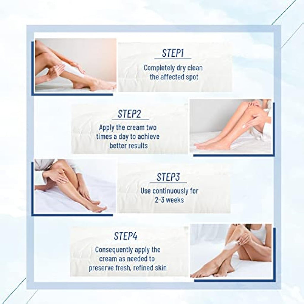 OUKEYA 40% Urea Cream for Cracked Heels and Dry Skin - 4 Pack (150g)
