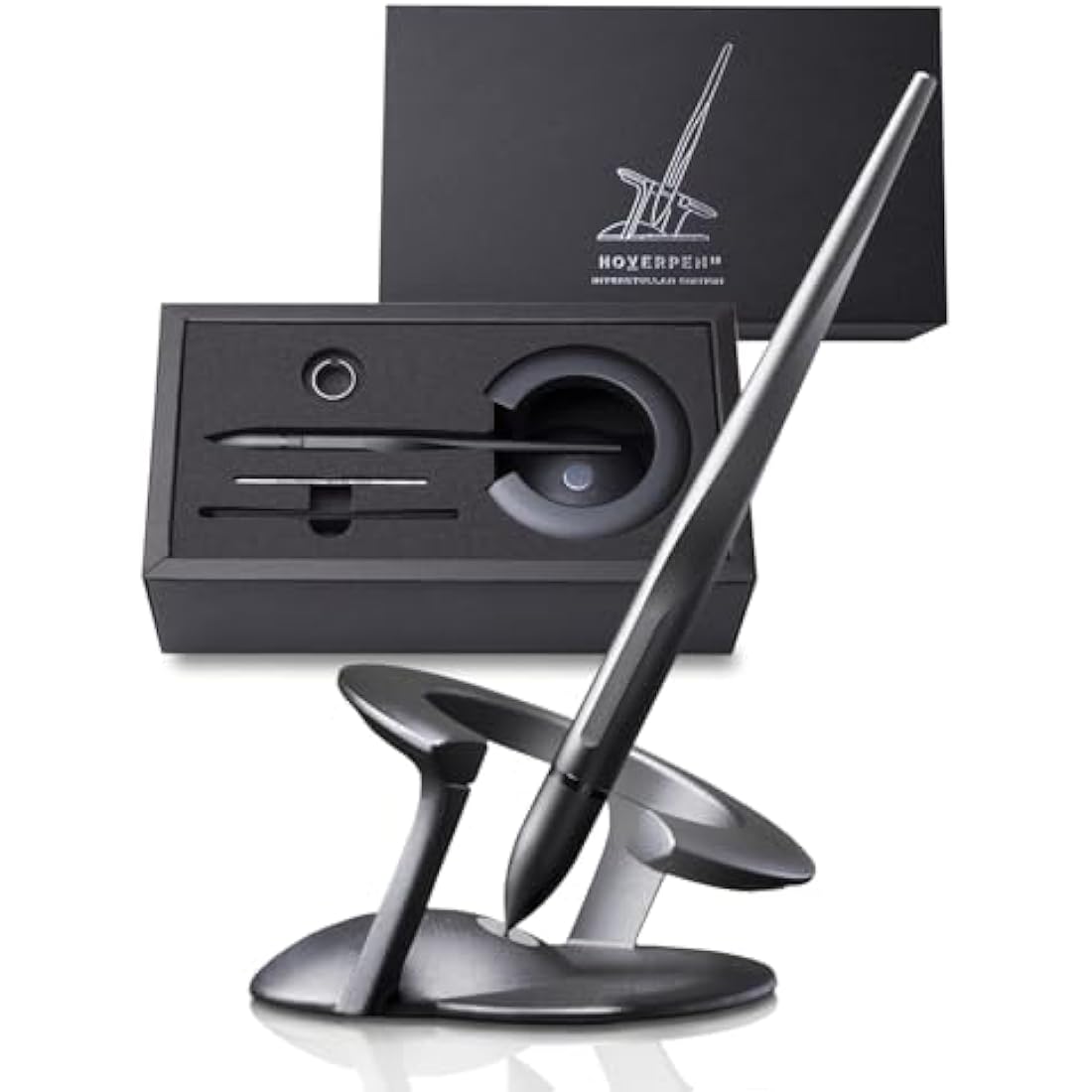 Novium Hoverpen Interstellar Edition – Aerospace Alloy Pen in Space Black