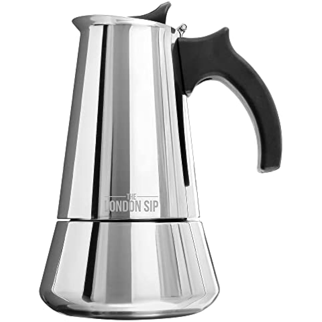 The London Sip Stainless Steel Induction Moka Pot - 3 Cup Espresso Maker