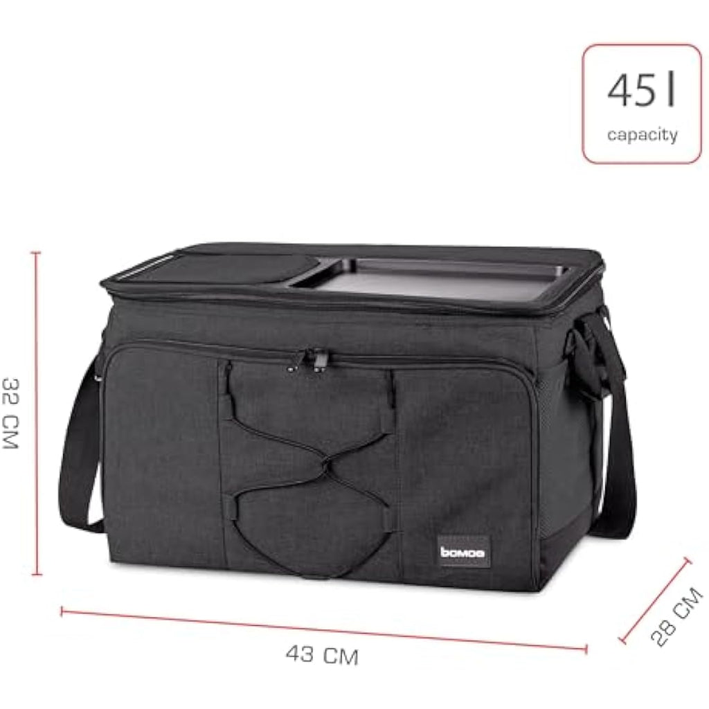 bomoe 45L Insulated Folding Cooler Bag – Waterproof Thermal Picnic Tote