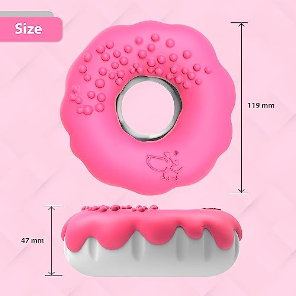 Indestructible Dog Toy – Interactive Treat Dispenser, Pink