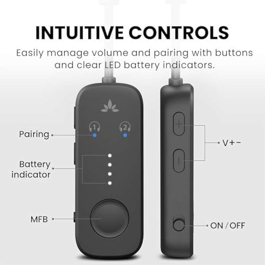 Avantree Relay Bluetooth 5.3 Airplane Adapter | Dual Audio Transmitter
