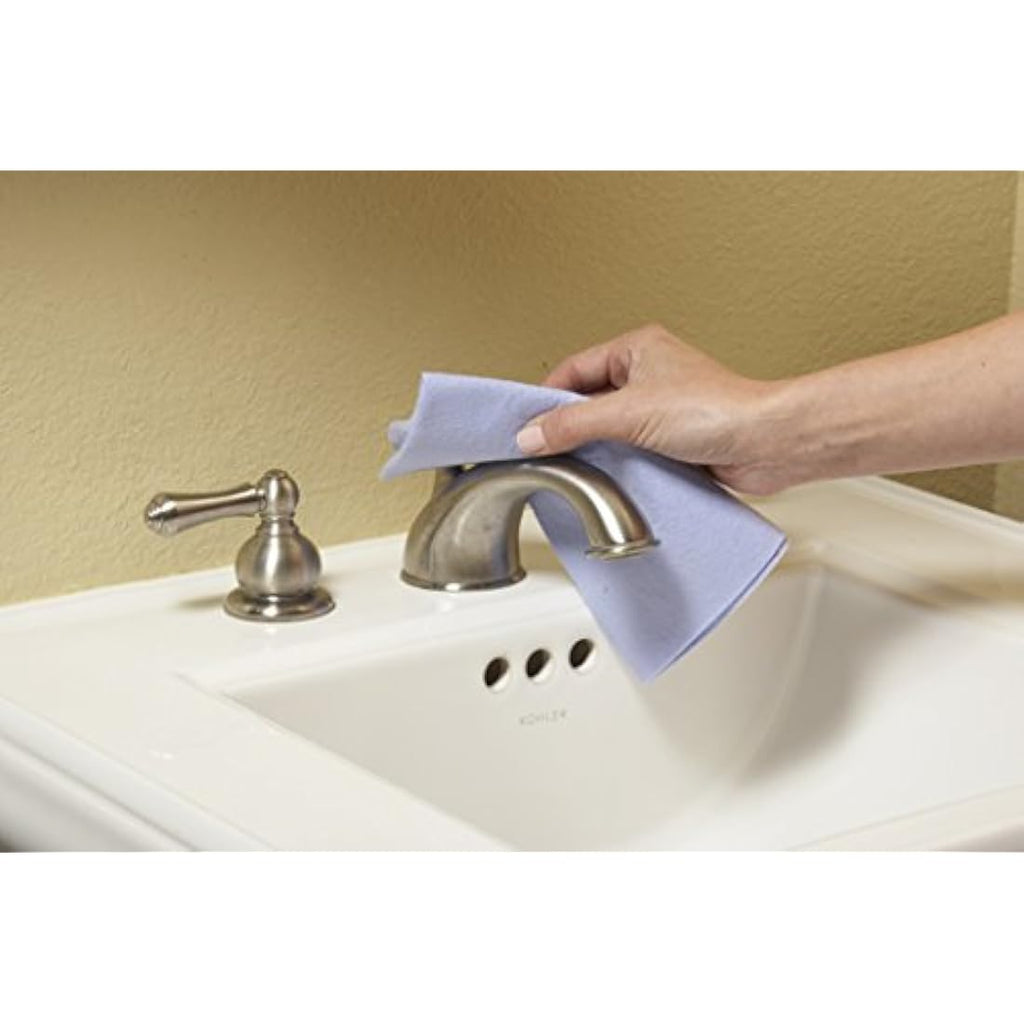 Shamwow Mini Super Absorbent Cleaning Chamois Cloth, Blue - 16 Pack