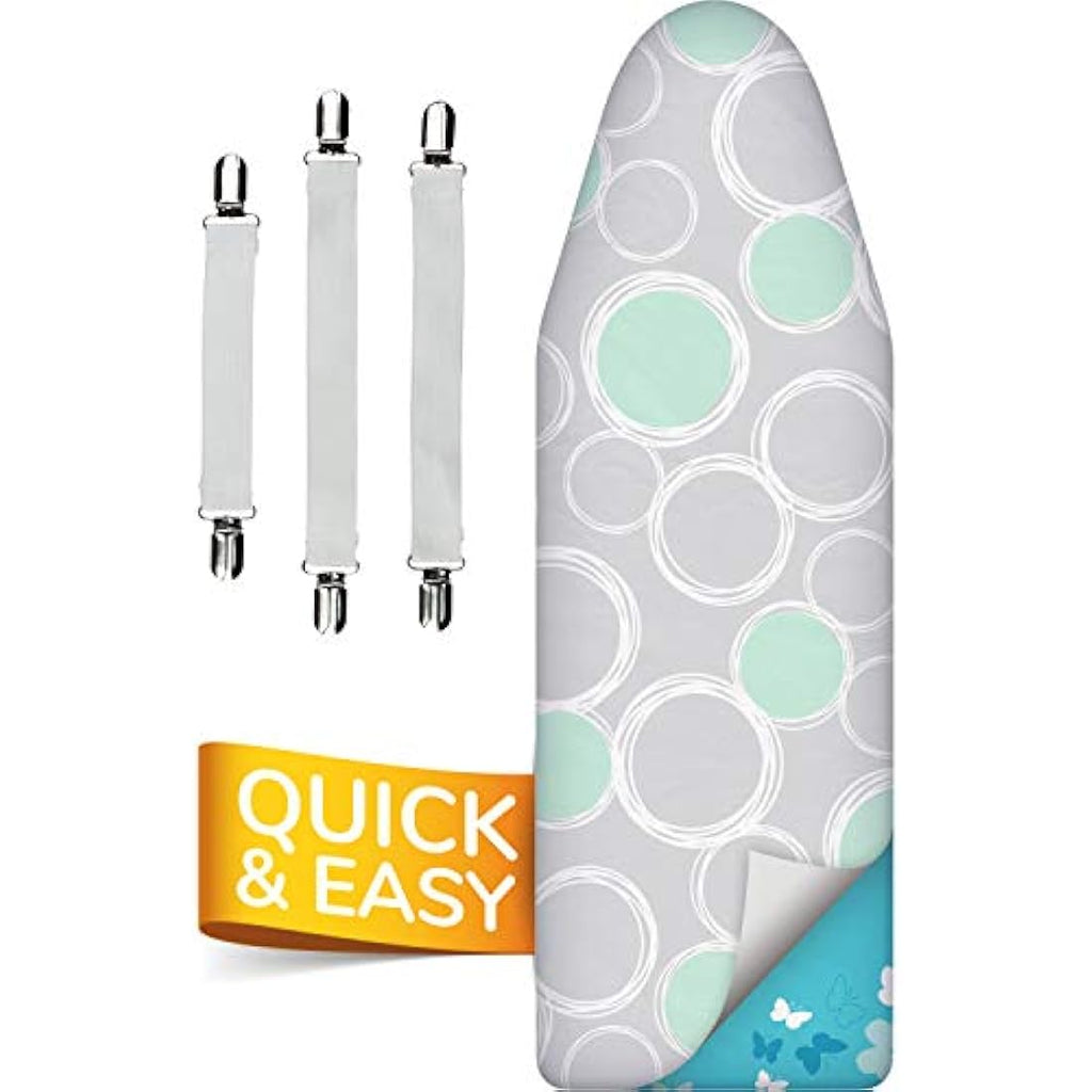 Jolof Store Ironing Board Cover XL – 5-Layer Cotton with Steam Reflection