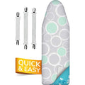 Jolof Store Ironing Board Cover XL – 5-Layer Cotton with Steam Reflection