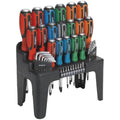 Sealey 44pc Hammer-Thru Screwdriver, Hex Key & Bit Set | S01106